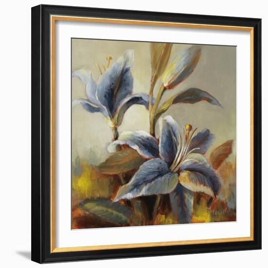 Lilies after the Rain-Lanie Loreth-Framed Art Print