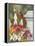 Lilies and Cardinals-William Vanderdasson-Framed Premier Image Canvas