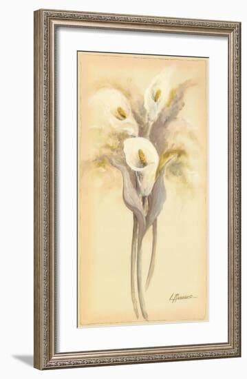 Lilies Bouquet I-Luis Romero-Framed Art Print