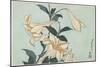 Lilies, C. 1832-Katsushika Hokusai-Mounted Giclee Print