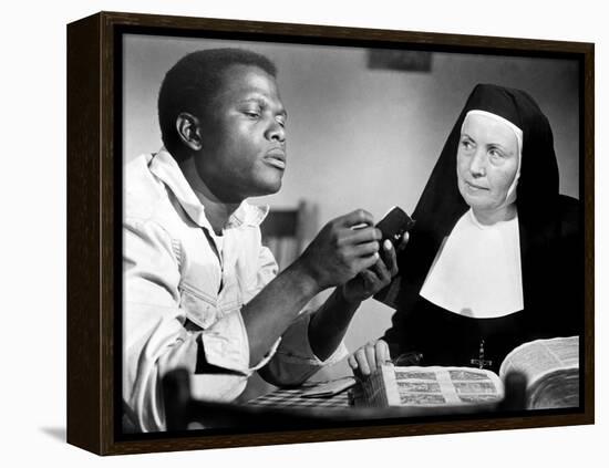 Lilies of the Field, Sidney Poitier, Lilia Skala, 1963-null-Framed Stretched Canvas