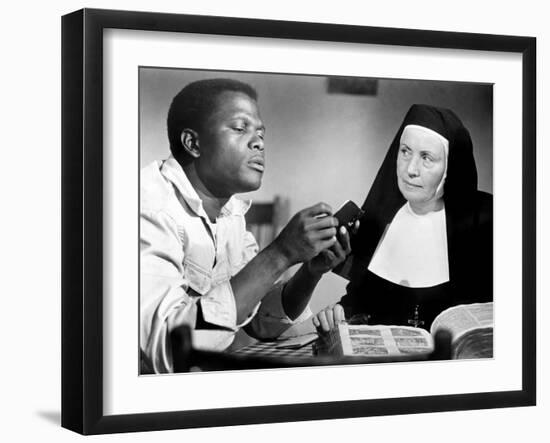 Lilies of the Field, Sidney Poitier, Lilia Skala, 1963--Framed Photo