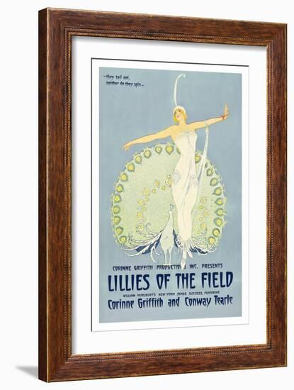 Lilies of the Field-null-Framed Art Print