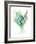 Lilies Of The Valley Suren 1-Suren Nersisyan-Framed Art Print
