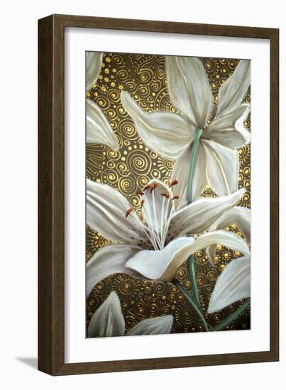 Lilies on Parade-Cherie Roe Dirksen-Framed Giclee Print