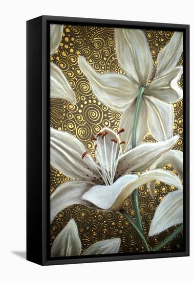 Lilies on Parade-Cherie Roe Dirksen-Framed Premier Image Canvas