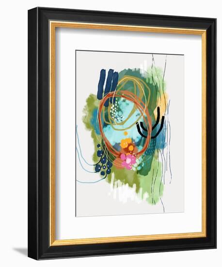 Lilies On The Lake-Ishita Banerjee-Framed Premium Giclee Print