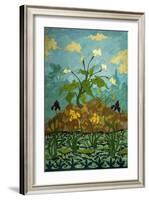 Lilies, Purple and Yellow Irises; Aromes, Iris Violets Et Jaunes, 1899-Paul Ranson-Framed Giclee Print