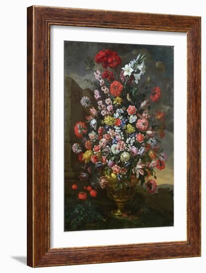 Lilies, Tulips, Carnations, Peonies, Convolvuli and Other Flowers, 1718-Sir William Beechey-Framed Giclee Print