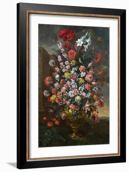 Lilies, Tulips, Carnations, Peonies, Convolvuli and Other Flowers, 1718-Sir William Beechey-Framed Giclee Print