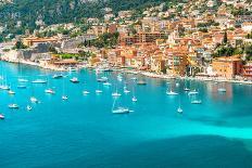 Nice City, French Riviera, Mediterranean Sea-LiliGraphie-Premier Image Canvas