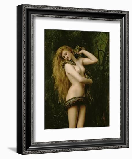 Lilith, 1887 (Detail)-John Collier-Framed Premium Giclee Print