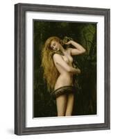 Lilith, 1887 (Detail)-John Collier-Framed Giclee Print