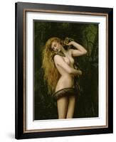 Lilith, 1887 (Detail)-John Collier-Framed Giclee Print