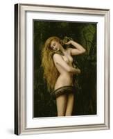 Lilith, 1887 (Detail)-John Collier-Framed Giclee Print