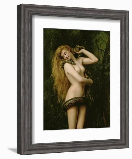 Lilith, 1887 (Detail)-John Collier-Framed Giclee Print