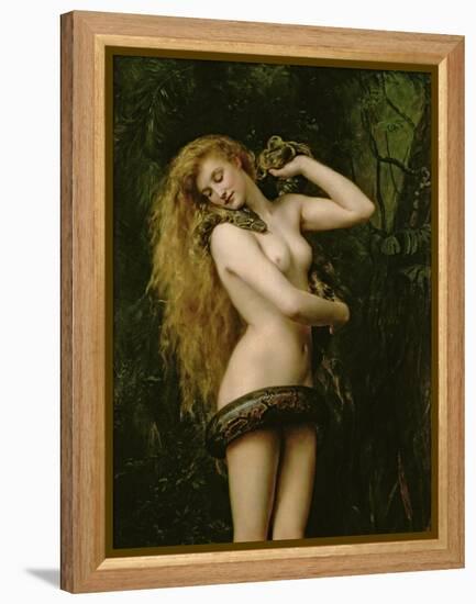 Lilith, 1887 (Detail)-John Collier-Framed Premier Image Canvas