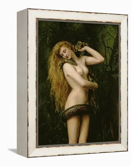 Lilith, 1887 (Detail)-John Collier-Framed Premier Image Canvas