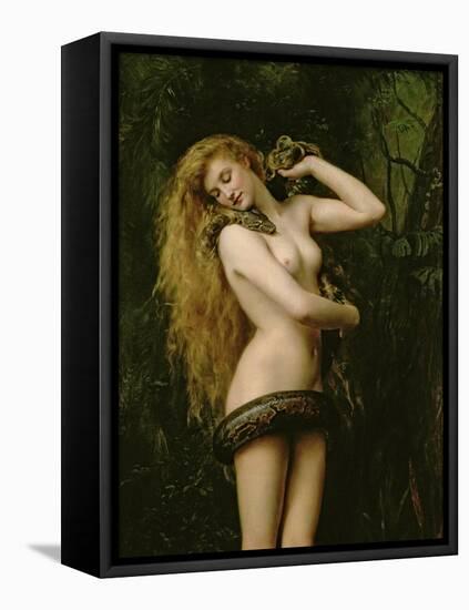 Lilith, 1887 (Detail)-John Collier-Framed Premier Image Canvas