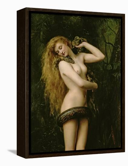 Lilith, 1887 (Detail)-John Collier-Framed Premier Image Canvas