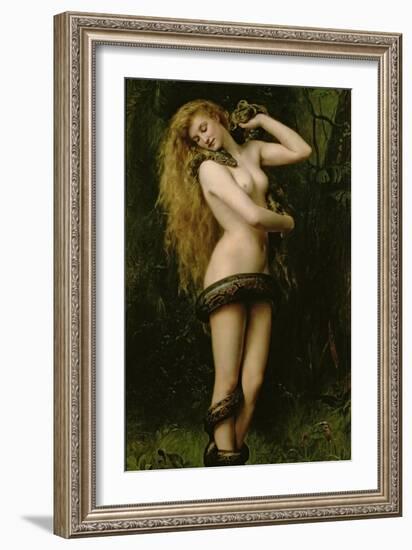 Lilith, 1887-John Collier-Framed Premium Giclee Print