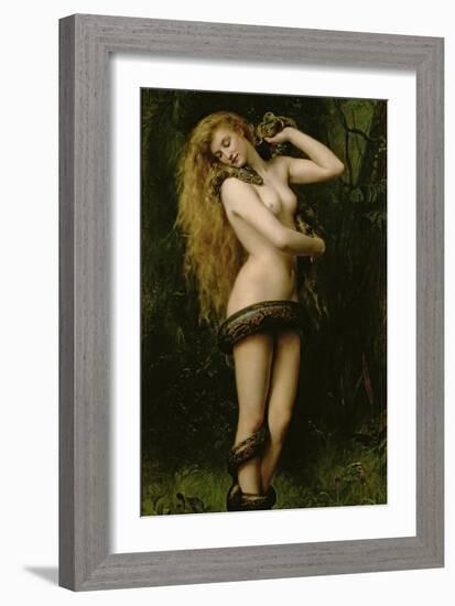 Lilith, 1887-John Collier-Framed Premium Giclee Print