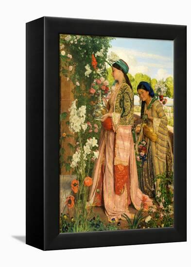 Lilium Auratum, 1871 (Oil on Canvas)-John Frederick Lewis-Framed Premier Image Canvas