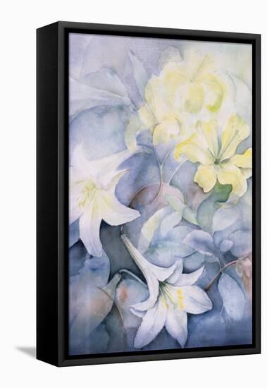 Lilium, Hearts Desire and Imperiale-Karen Armitage-Framed Premier Image Canvas