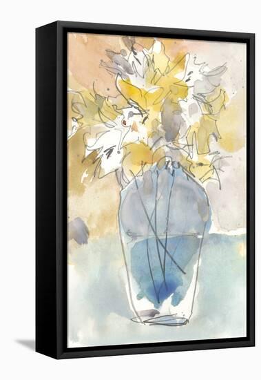 Lilium in Vase II-Samuel Dixon-Framed Stretched Canvas