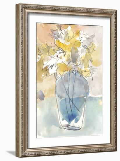 Lilium in Vase II-Samuel Dixon-Framed Art Print