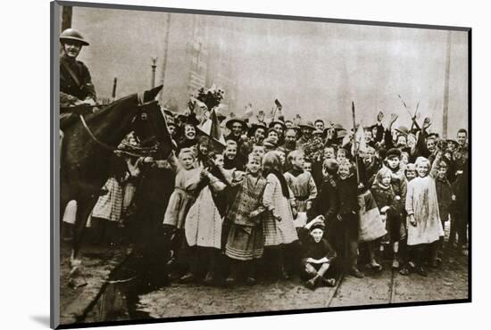 Lille delivered, France, World War I, 1918-Unknown-Mounted Photographic Print