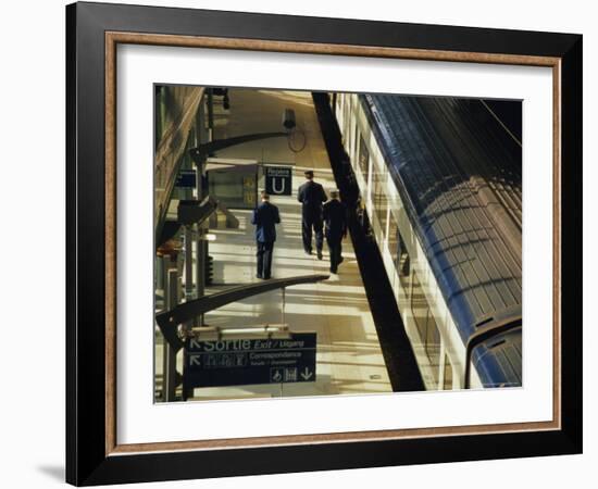 Lille Europe Station, Euralille, Lille, Nord, France, Europe-David Hughes-Framed Photographic Print
