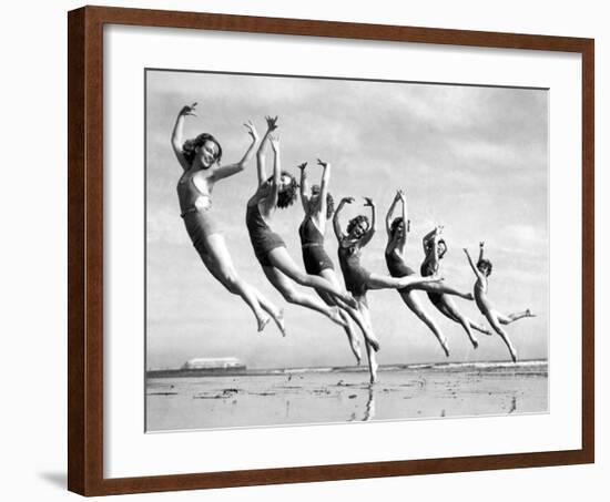 Lillian Newman's Dancers-null-Framed Giclee Print