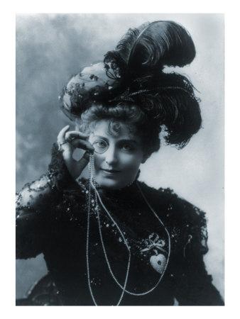 Lillian Russell American Actress And Singer With Monocle 1898 Photo By Art Com