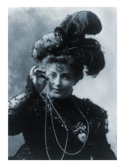 Lillian Russell American Actress And Singer With Monocle 1898 Photo By Art Com