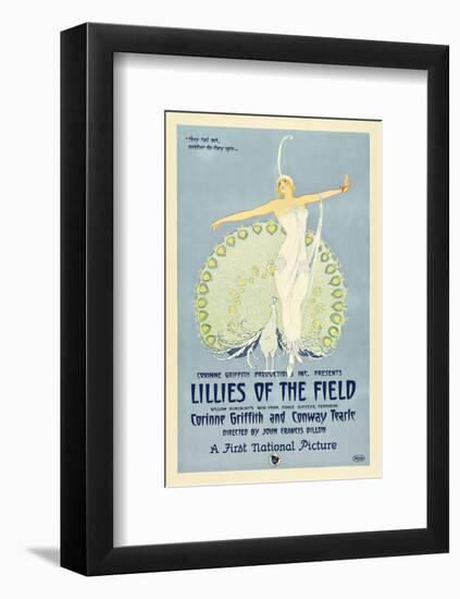 Lillies Of The Field - 1924-null-Framed Giclee Print