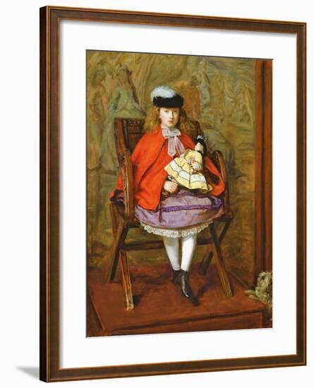 Lilly Noble, 1863-64-John Everett Millais-Framed Giclee Print