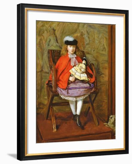 Lilly Noble, 1863-64-John Everett Millais-Framed Giclee Print