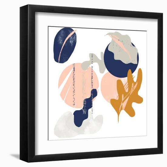 Lilting Leaves-Christine Niya-Framed Art Print