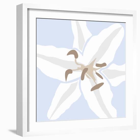 Lily Blue-Emily Burrowes-Framed Giclee Print