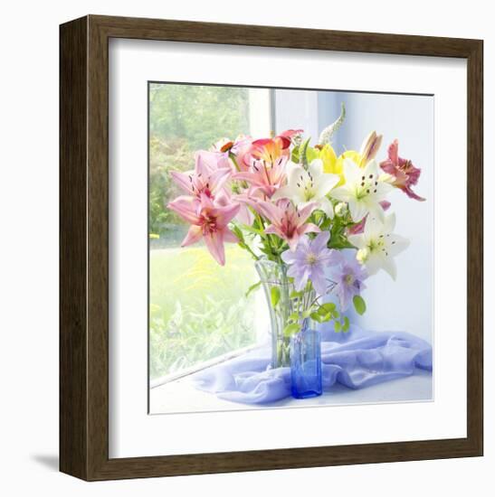 Lily Bouquet-Judy Stalus-Framed Art Print