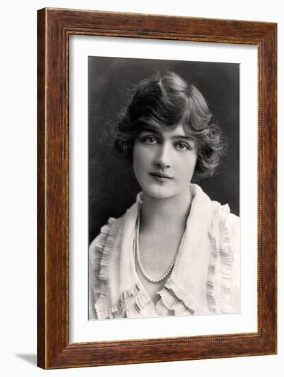 Lily Elsie (1886-196), English Actress, Early 20th Century-Rita Martin-Framed Giclee Print