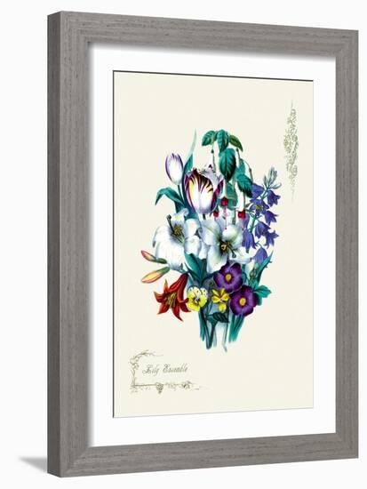 Lily Ensemble-null-Framed Art Print