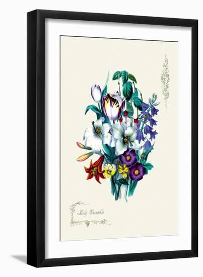 Lily Ensemble-null-Framed Art Print