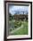 Lily Gardens and Strode House, Barrington Court, Somerset, England, United Kingdom-Chris Nicholson-Framed Photographic Print