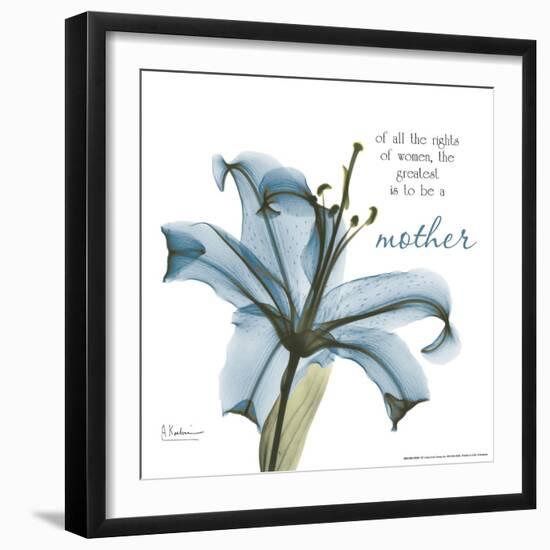 Lily Mother-Albert Koetsier-Framed Art Print