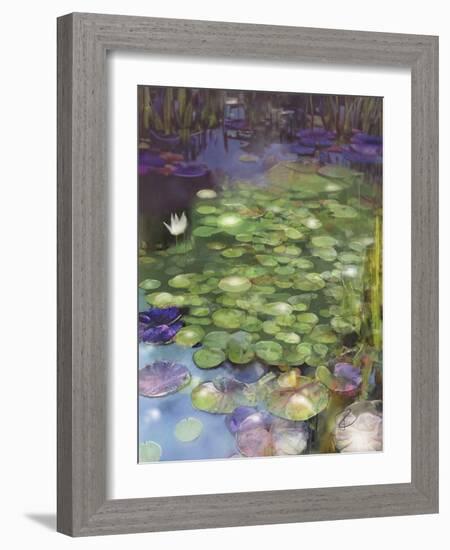 Lily Pad Pond-Ruth Day-Framed Giclee Print