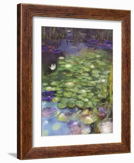 Lily Pad Pond-Ruth Day-Framed Giclee Print