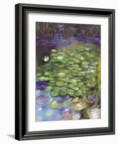 Lily Pad Pond-Ruth Day-Framed Giclee Print