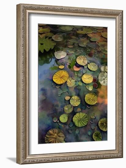 Lily Pads-Ruth Day-Framed Giclee Print